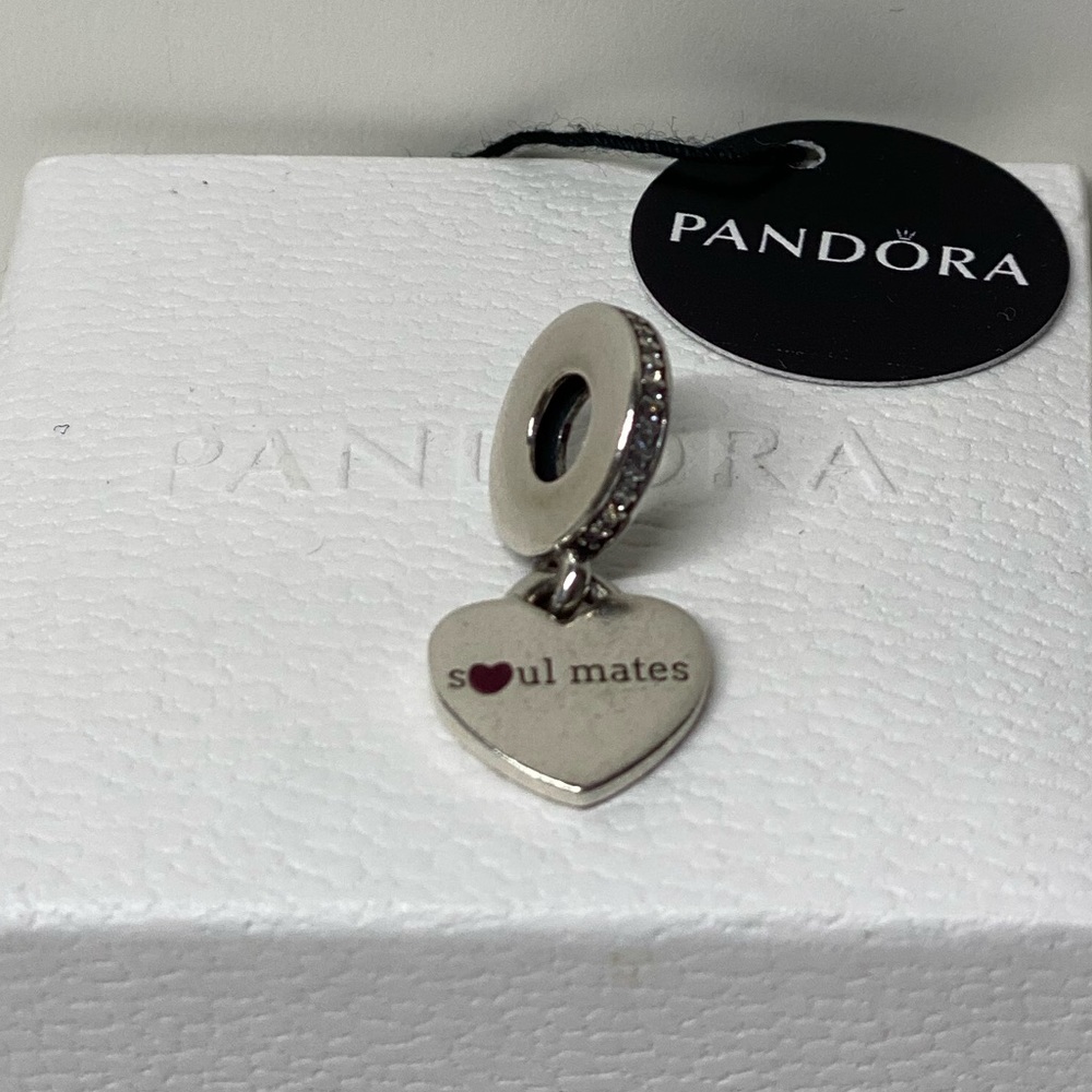 PANDORA SOUL MATES CHARM BEAD DANGLE ENG792017CZ_3